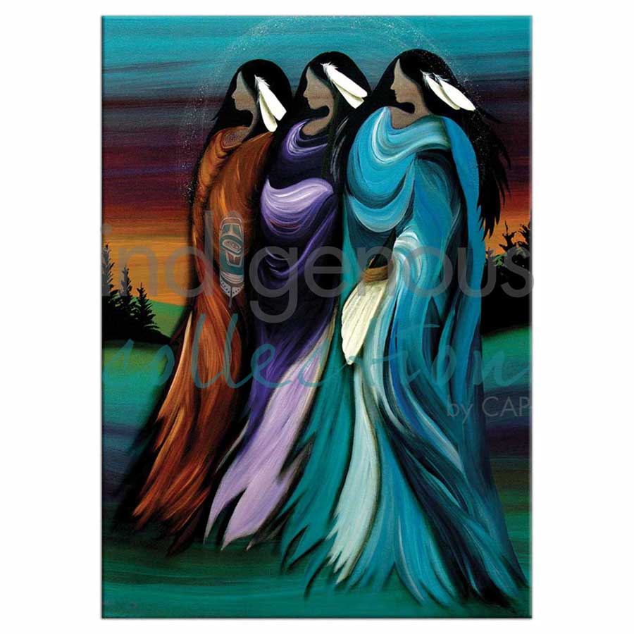 Three Sisters Art Print by Betty Albert