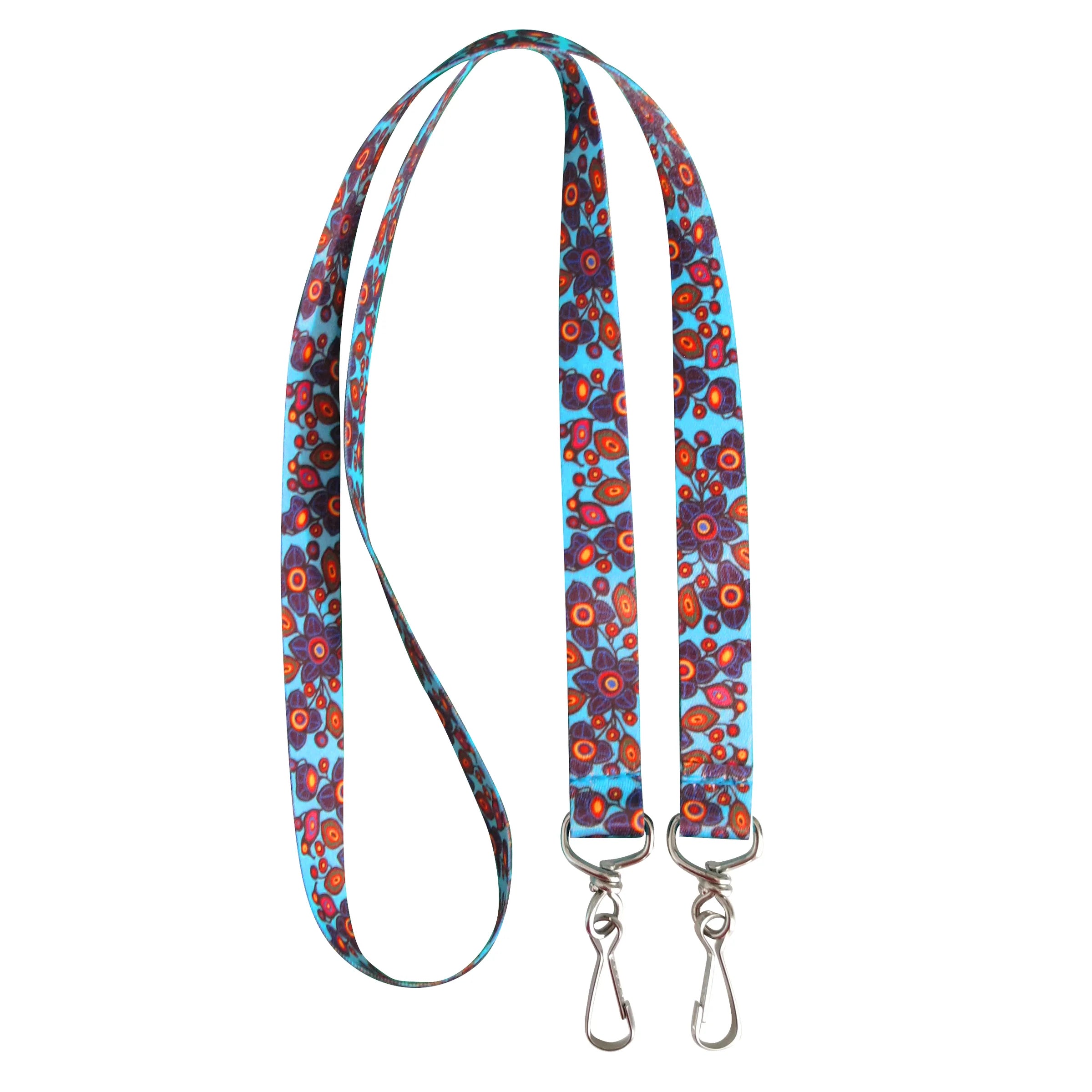 Norval Morrisseau Flowers and Birds Lanyard