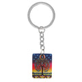 James Jacko Tree of Life Metallic Keychain