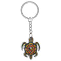James Jacko Medicine Turtle Metallic Keychain