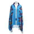 Flowers and Birds Eco-Shawl
