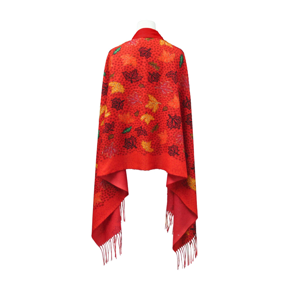 Leah Dorion Fall Winds of Change Eco-Shawl