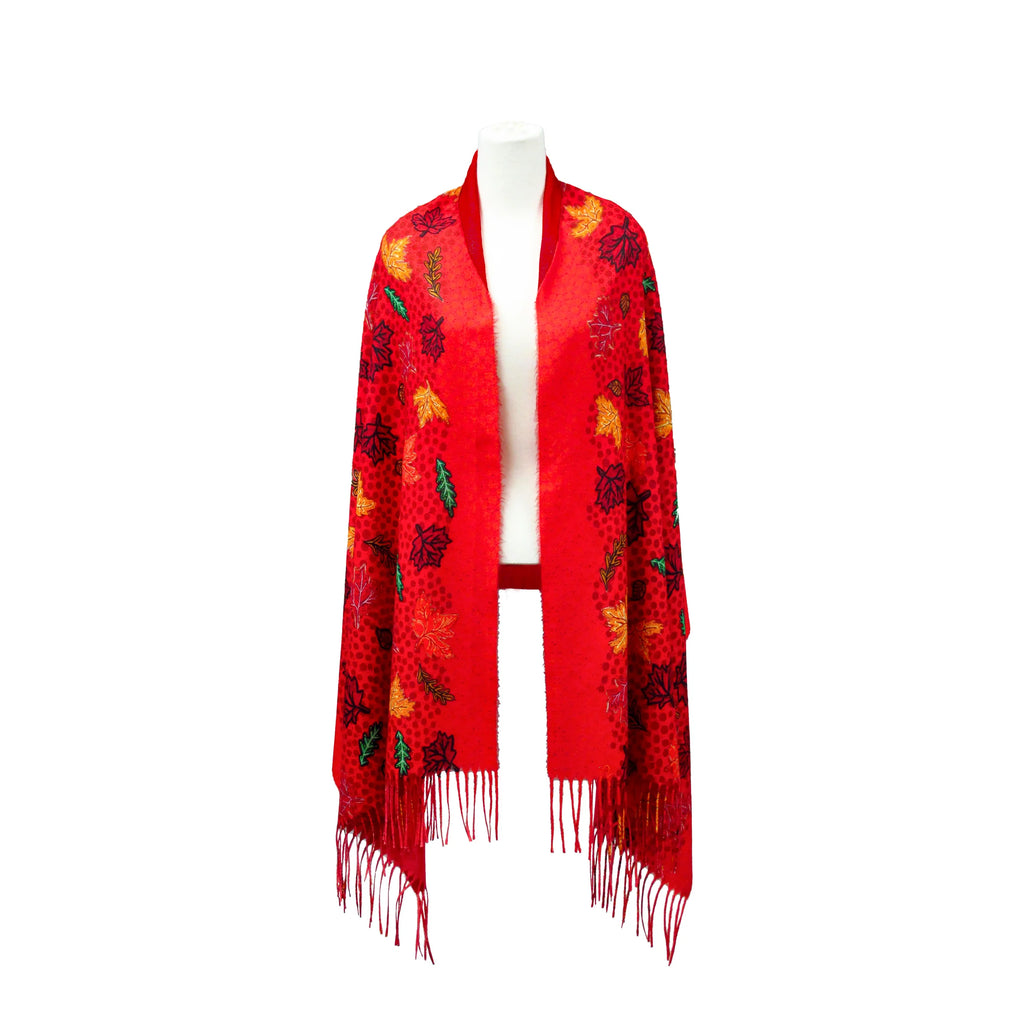 Leah Dorion Fall Winds of Change Eco-Shawl