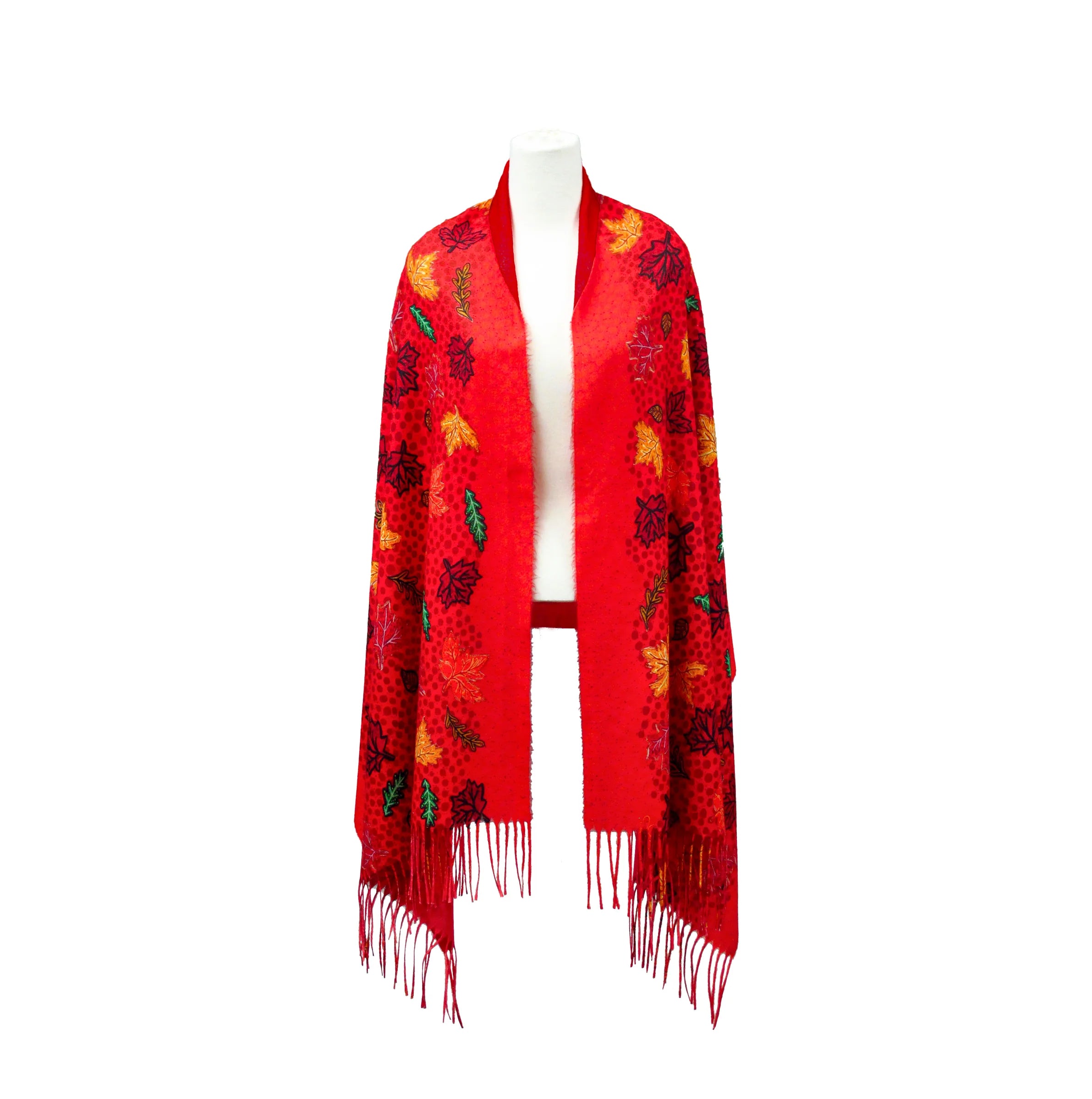 Leah Dorion Fall Winds of Change Eco-Shawl