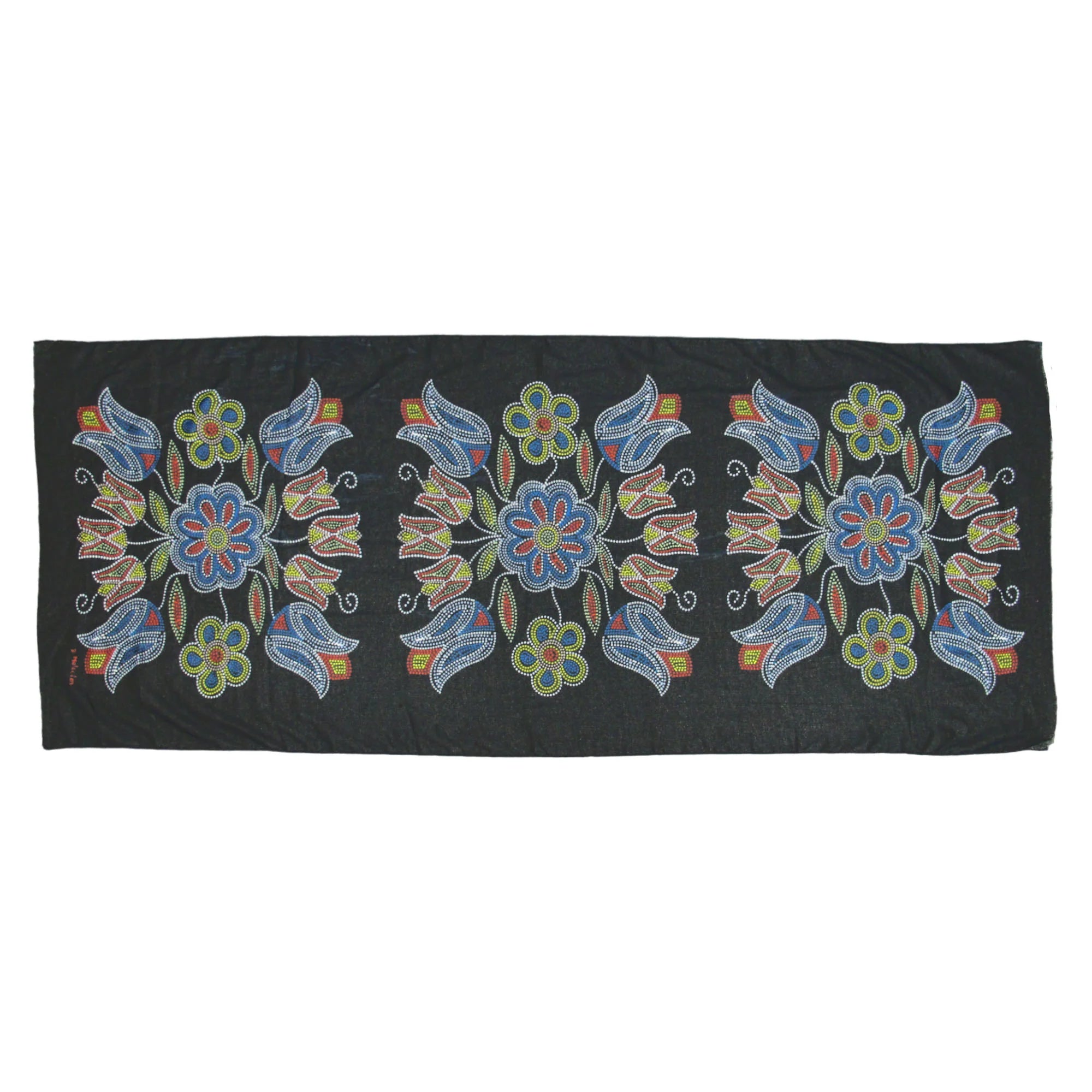 Deb Malcolm Silver Threads Eco-Scarf