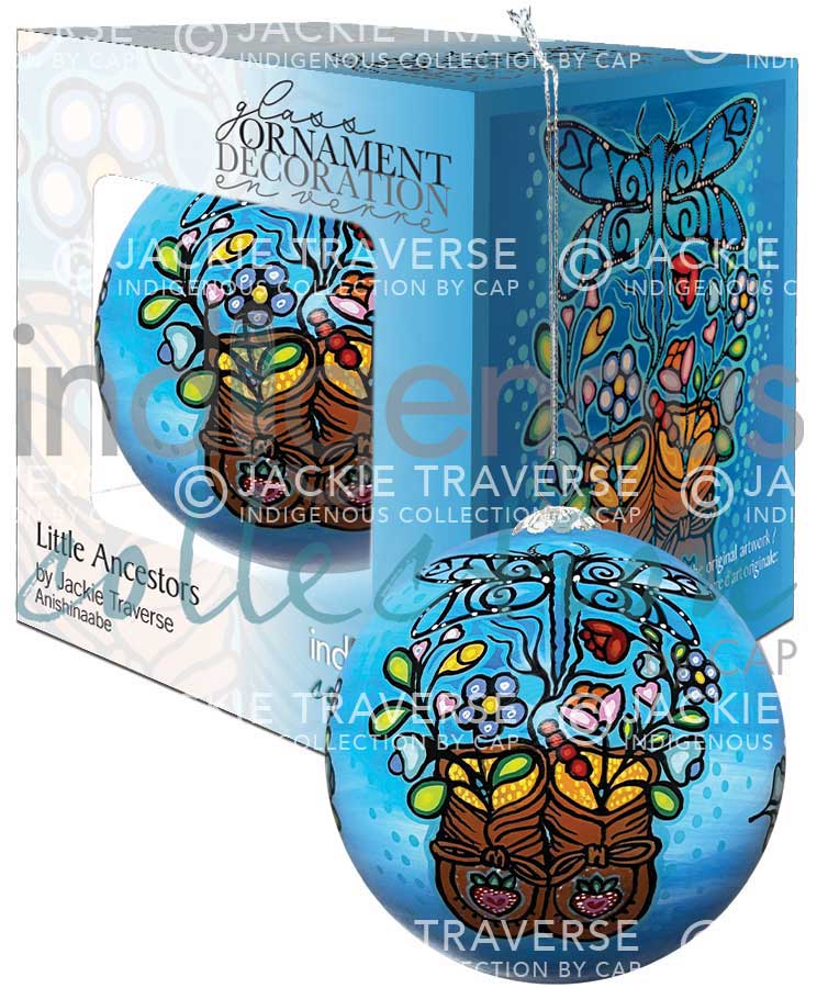 Glass Ornament - Jackie Traverse - Little Ancestors