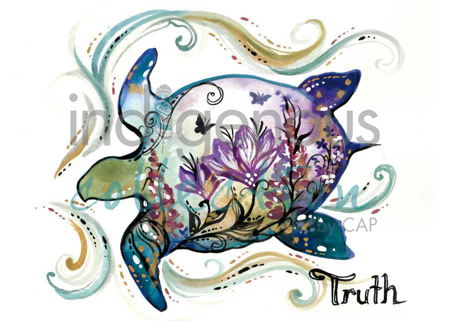 Truth Art Print by Artist Carla Joseph - Métis/Cree