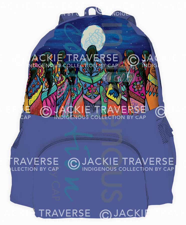 Foldable Back Pack - Jackie Traverse - Full Moon Ceremony