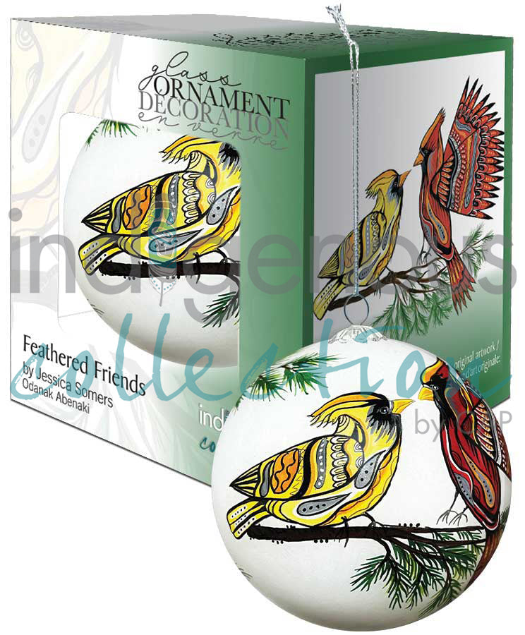 Glass Ornament - Jessica Somers - Feathered Friends