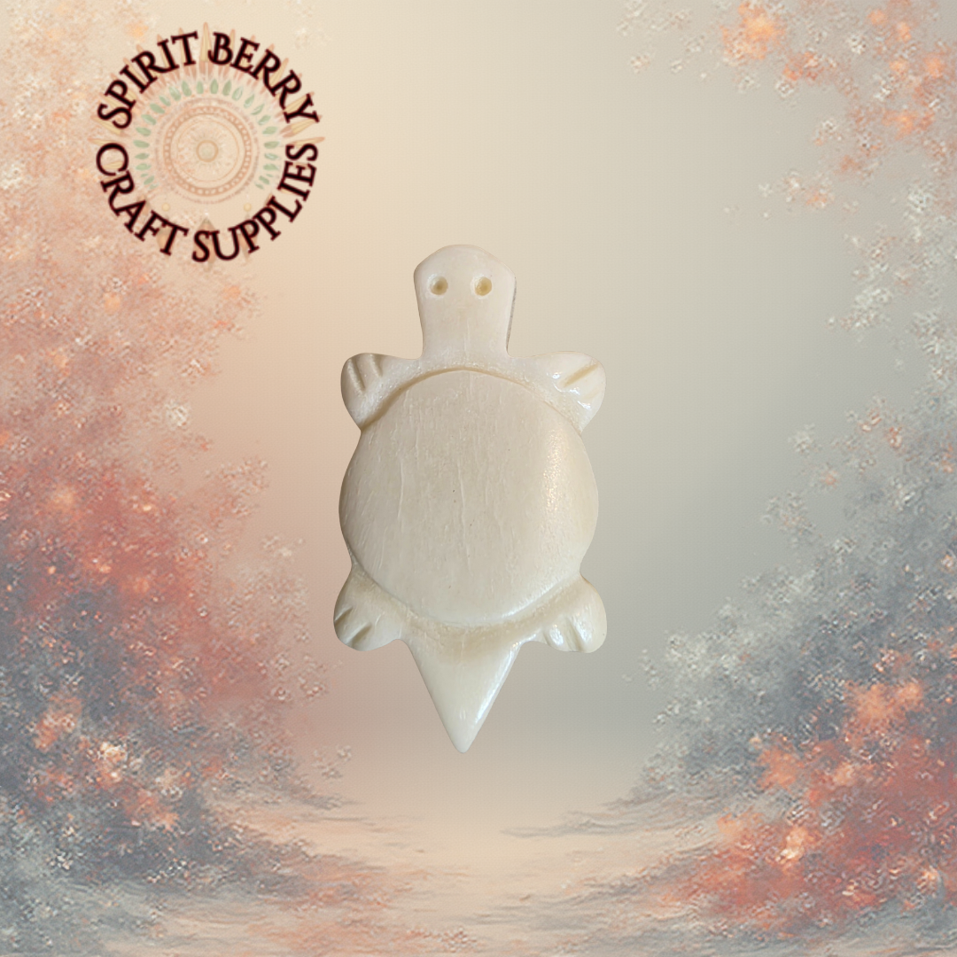 Mini Turtle Bone Pendant