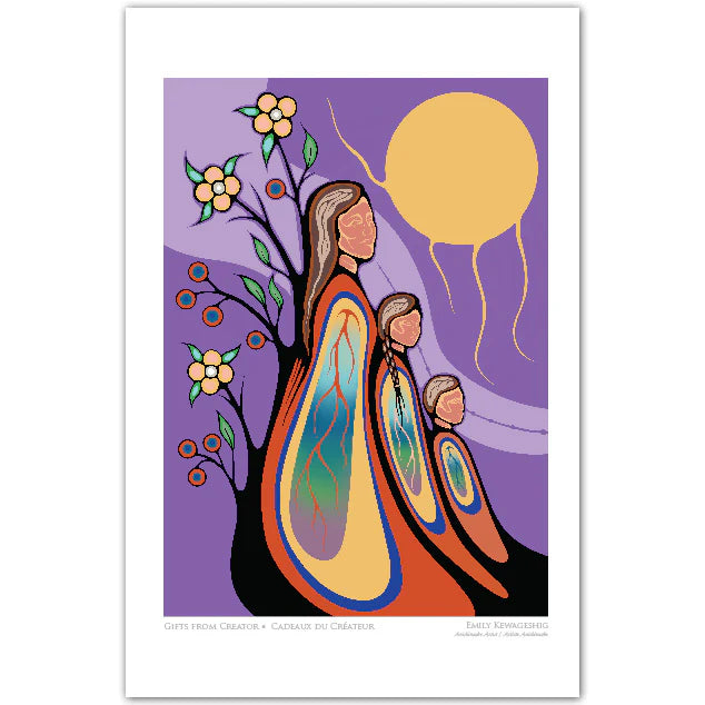 Emily Kewageshig Gifts from Creator Art Card