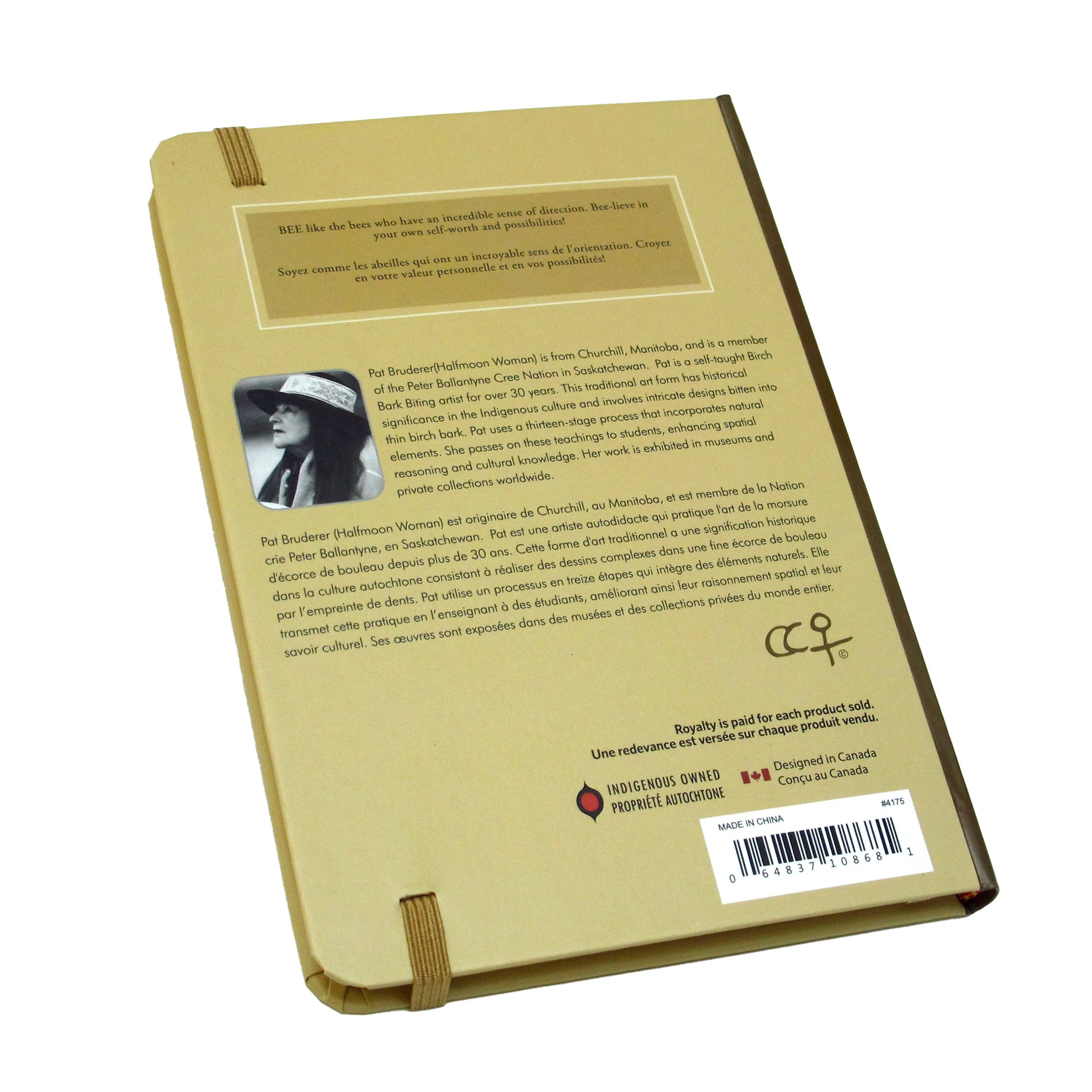 Pat Bruderer Bee-Lieve Hardcover Journal