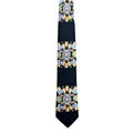 Deb Malcolm Silver Threads Artist Design Silk Tie