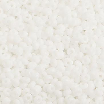 Seed Bead 10/0 Opaque White