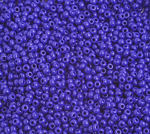 10/0 Seed Bead - Dk. Royal Blue Opaq.