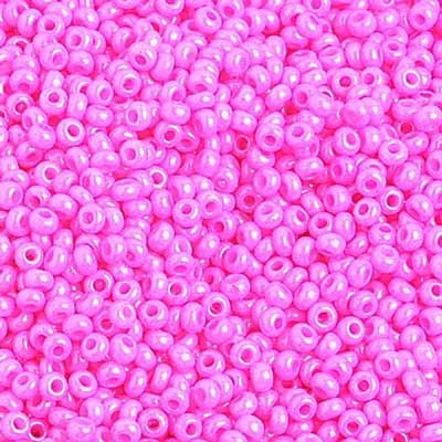10/0 Dyed Rose/Hot Pink Opaq.