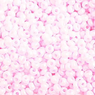 Seed Bead 10/0 Opaque Dyed Pink