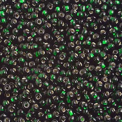 Seed Bead 10/0 Dark Green S/L