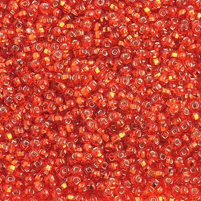 Seed Bead 10/0 Orange S/L