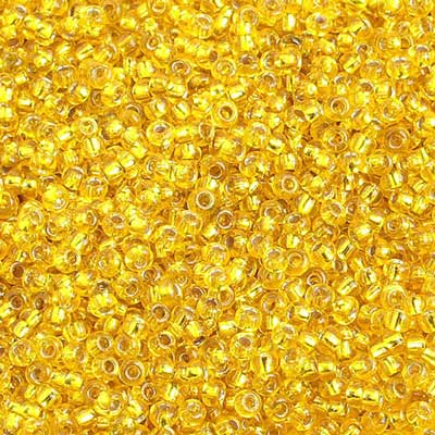 Seed Bead 10/0 Yellow S/L
