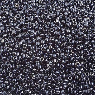 Seed Bead 10/0 Metallic Gunmetal