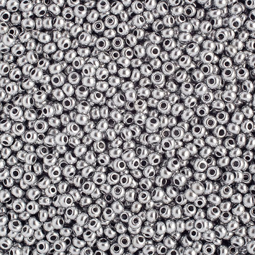 Seed Bead 10/0 Metallic Silver