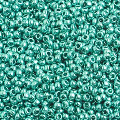 Seed Bead 10/0 Metallic Green