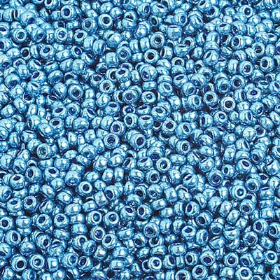 Seed Bead 10/0 Metallic Blue