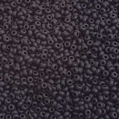 Seed Bead 10/0 Black Matte