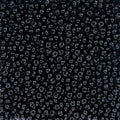 6/0 Ponybead Black Opaq.