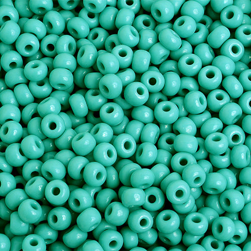6/0 Ponybead Turquoise Opaq.