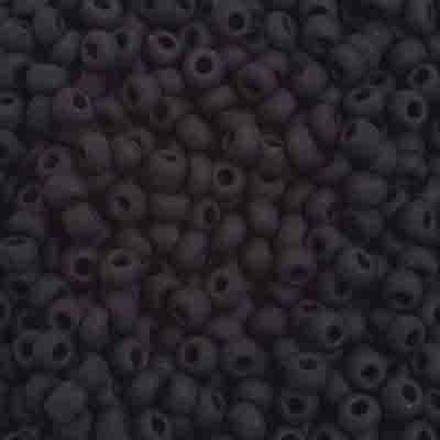 Pony Beads (6/0) - Opaque Matte Black