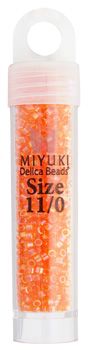 Delicas 11/0 Light Orange Transparent AB