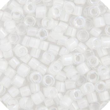 White AB Line-Dyed Delicas 11/0