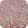 Delicas 11/0 Crystal Taupe Ceylon Lined-Dyed