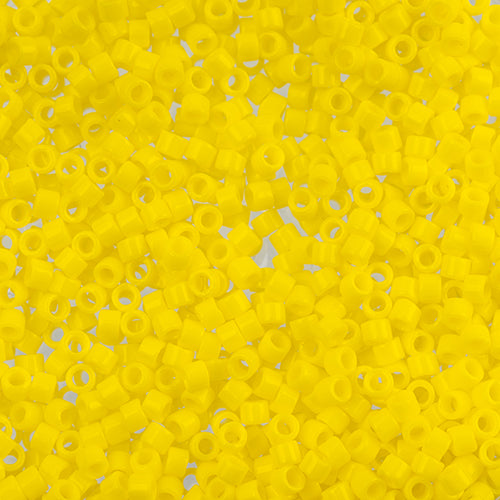 Yellow Opaque Delicas 11/0
