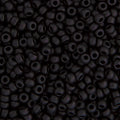 Seed Bead 11/0 - Black Opaque Matte