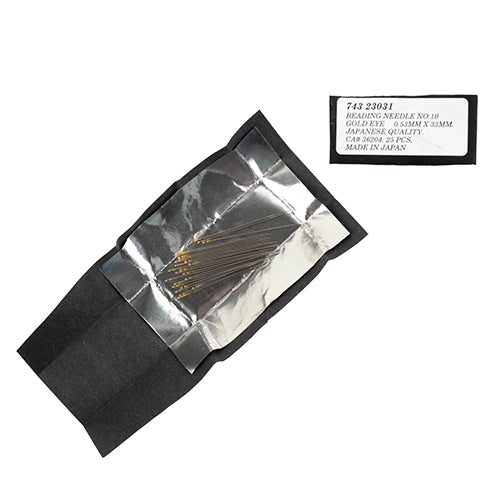 Size 10 Gold Eye Beading Needles