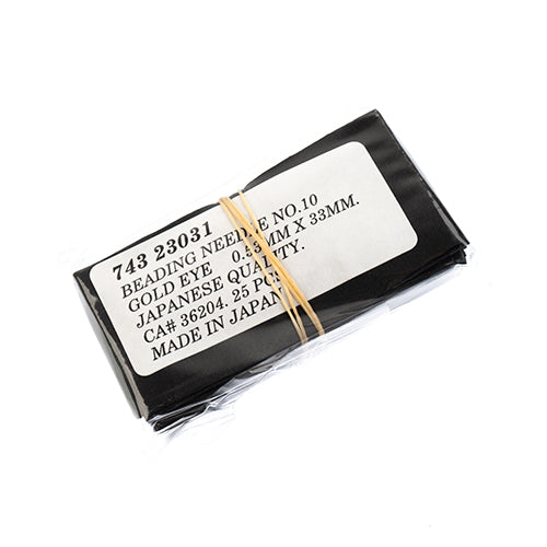 Size 10 Gold Eye Beading Needles