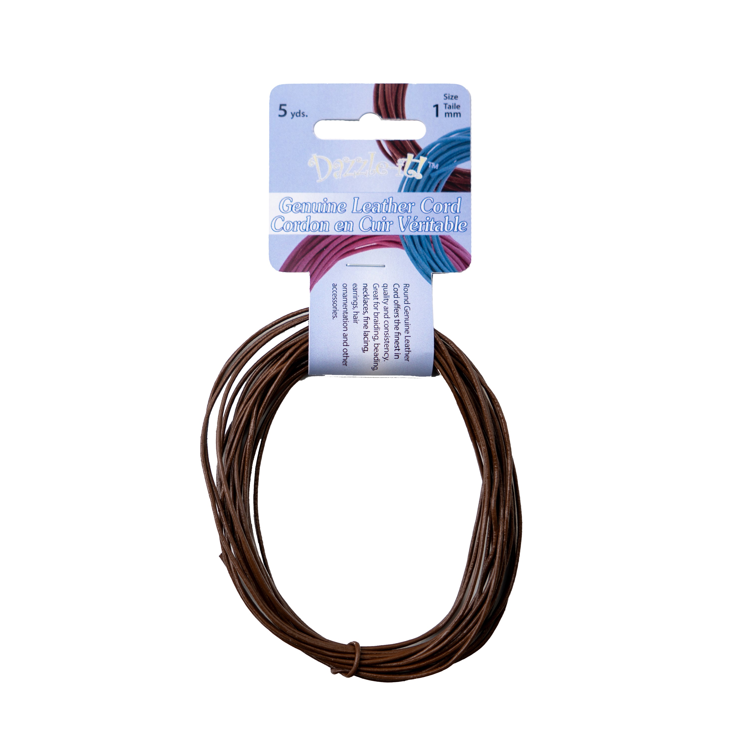 Leather Cord 5 yrds (1 mm)