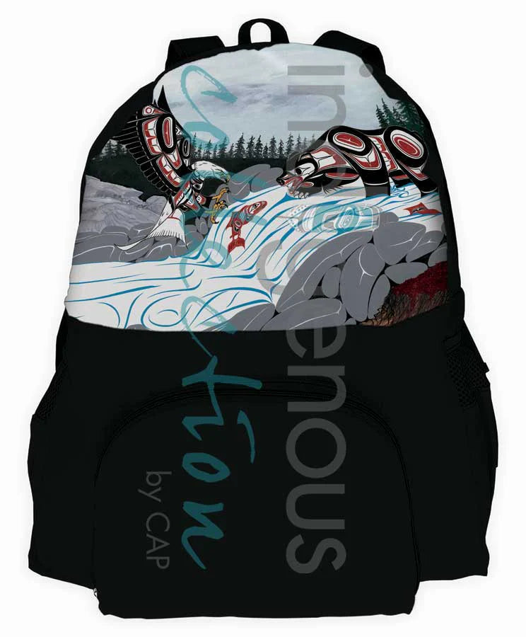 Foldable Back Pack - Richard Shorty - Cycle of Life