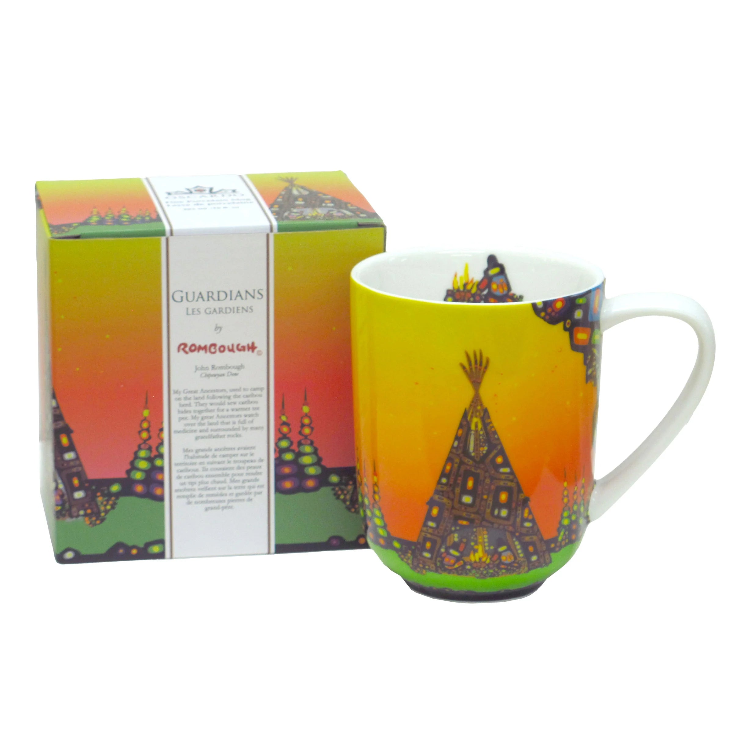 John Rombough Guardians Porcelain Mug
