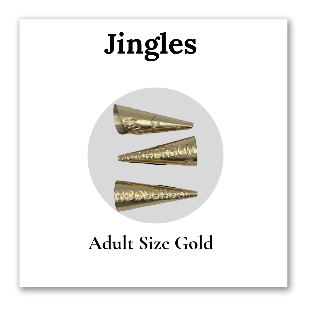 McPherson Gold Jingle Cones (Adult)