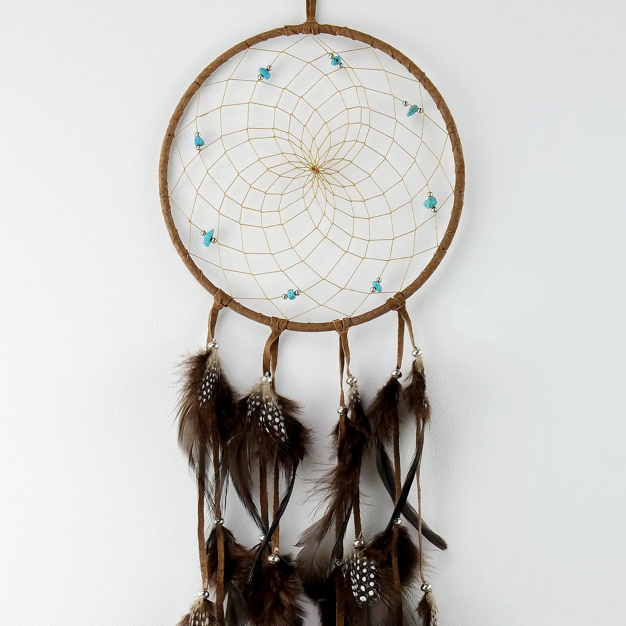 Dream Catcher with Semi-precious Stones 6"