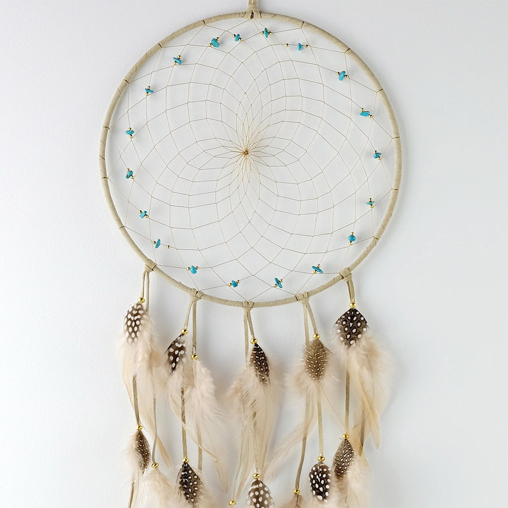 Dream Catcher with Semi-precious Stones 9"