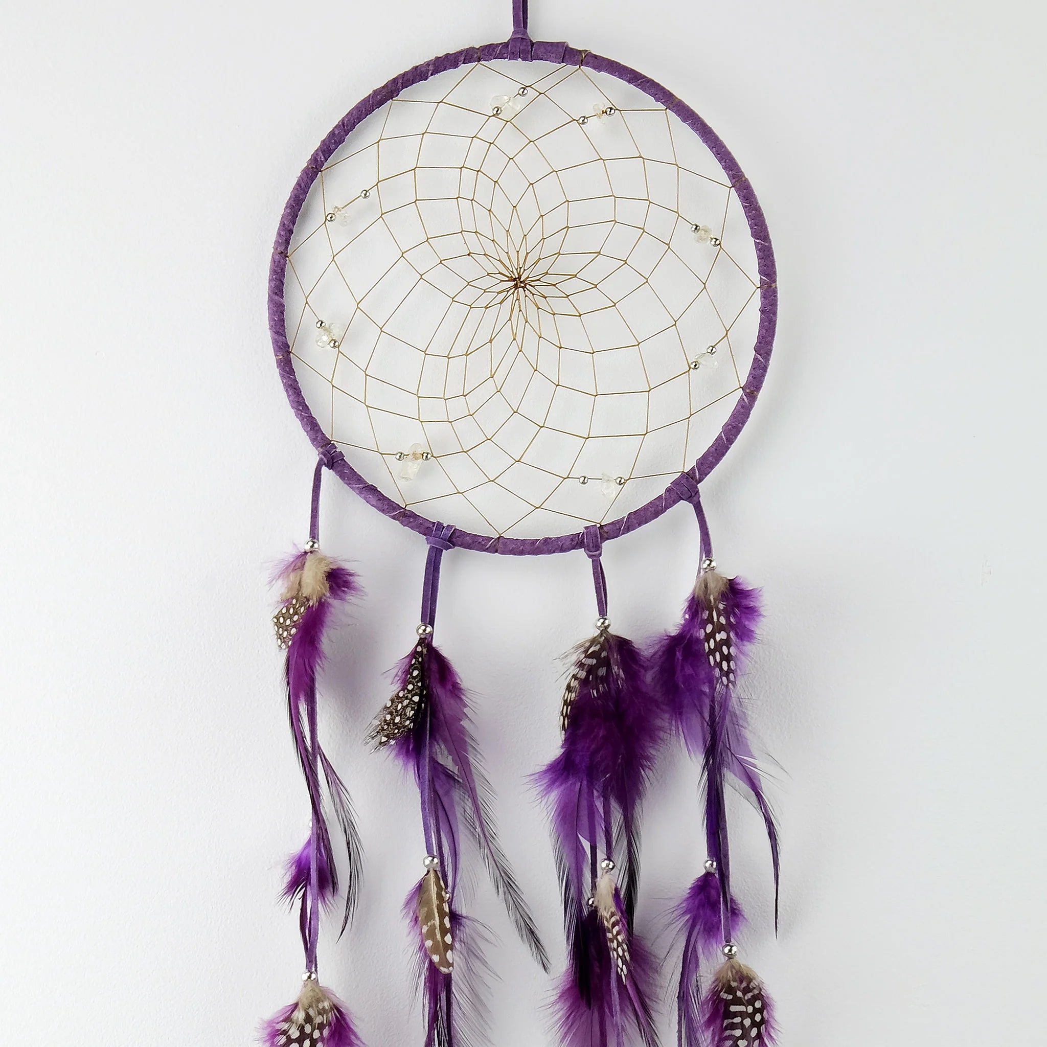 Dream Catcher with Semi-precious Stones 6"