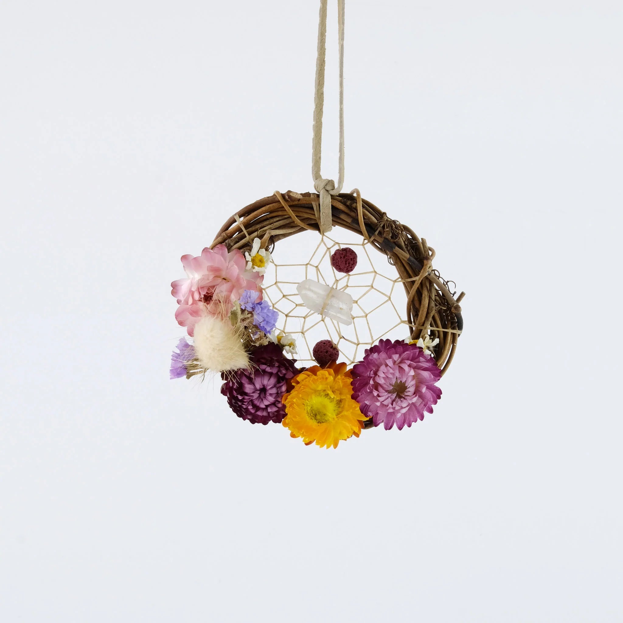 Botanical Natural Twig Dream Catcher 3"