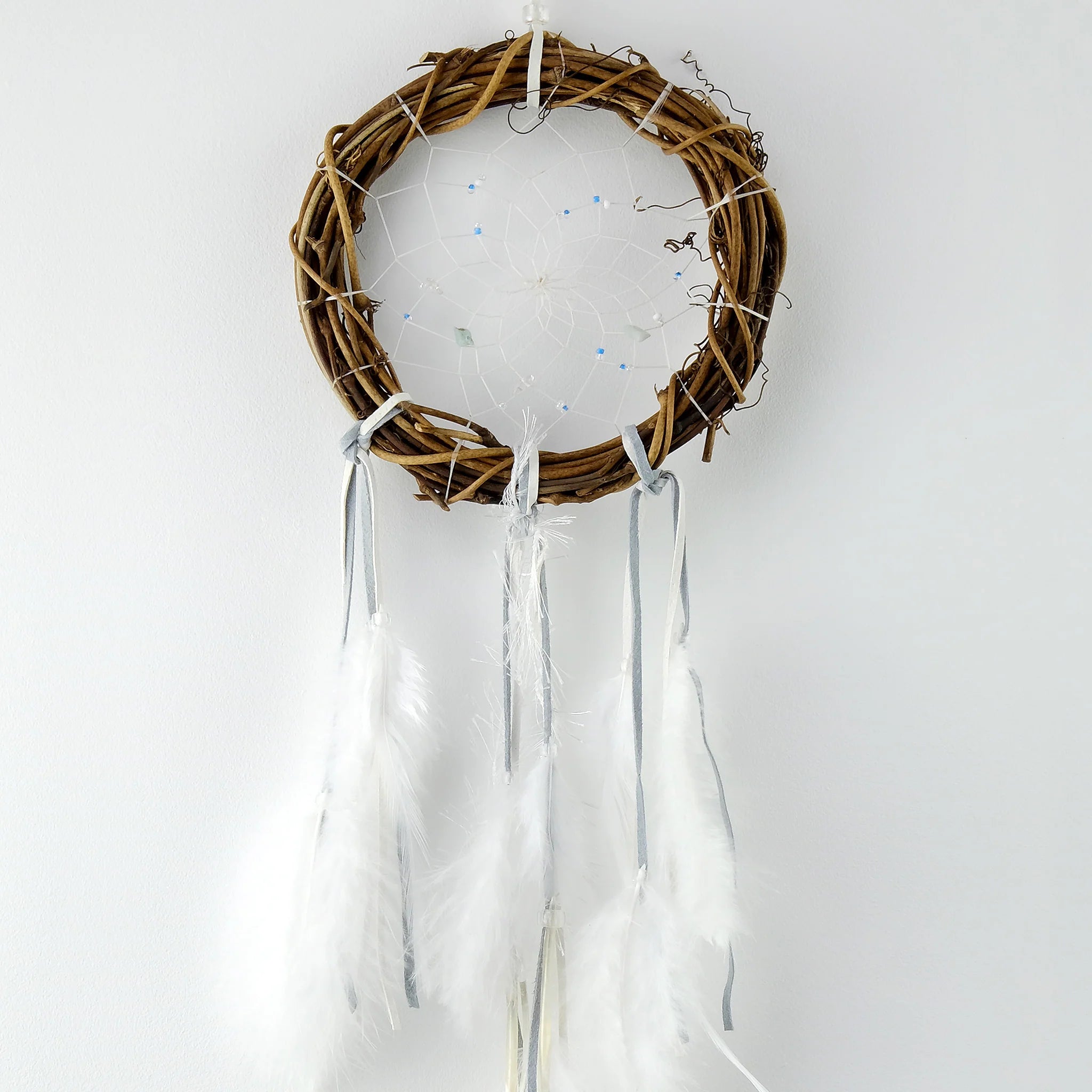 Season Change 6" Natural Twig Winter Dream Catcher