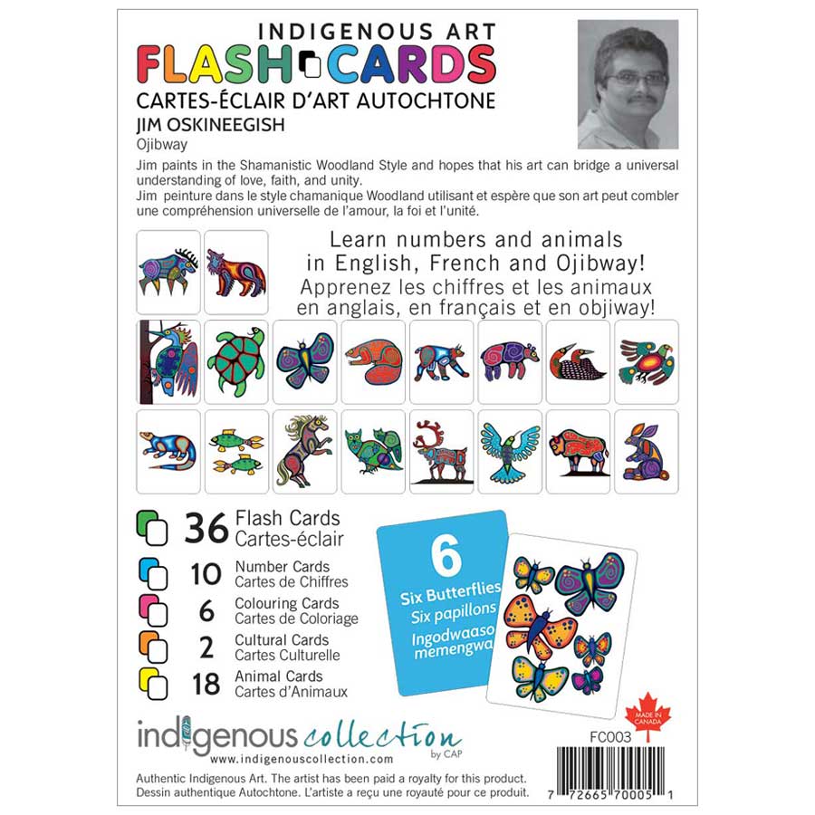 Flash Cards - Jim Oskineegish - Ojibway