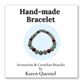 Aventurine/Carnelian Bracelet